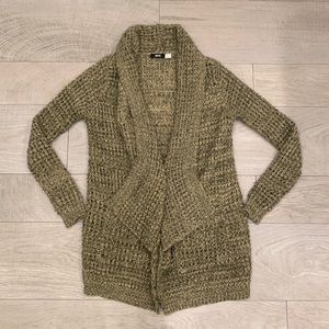 BDG Green Knit Cardigan